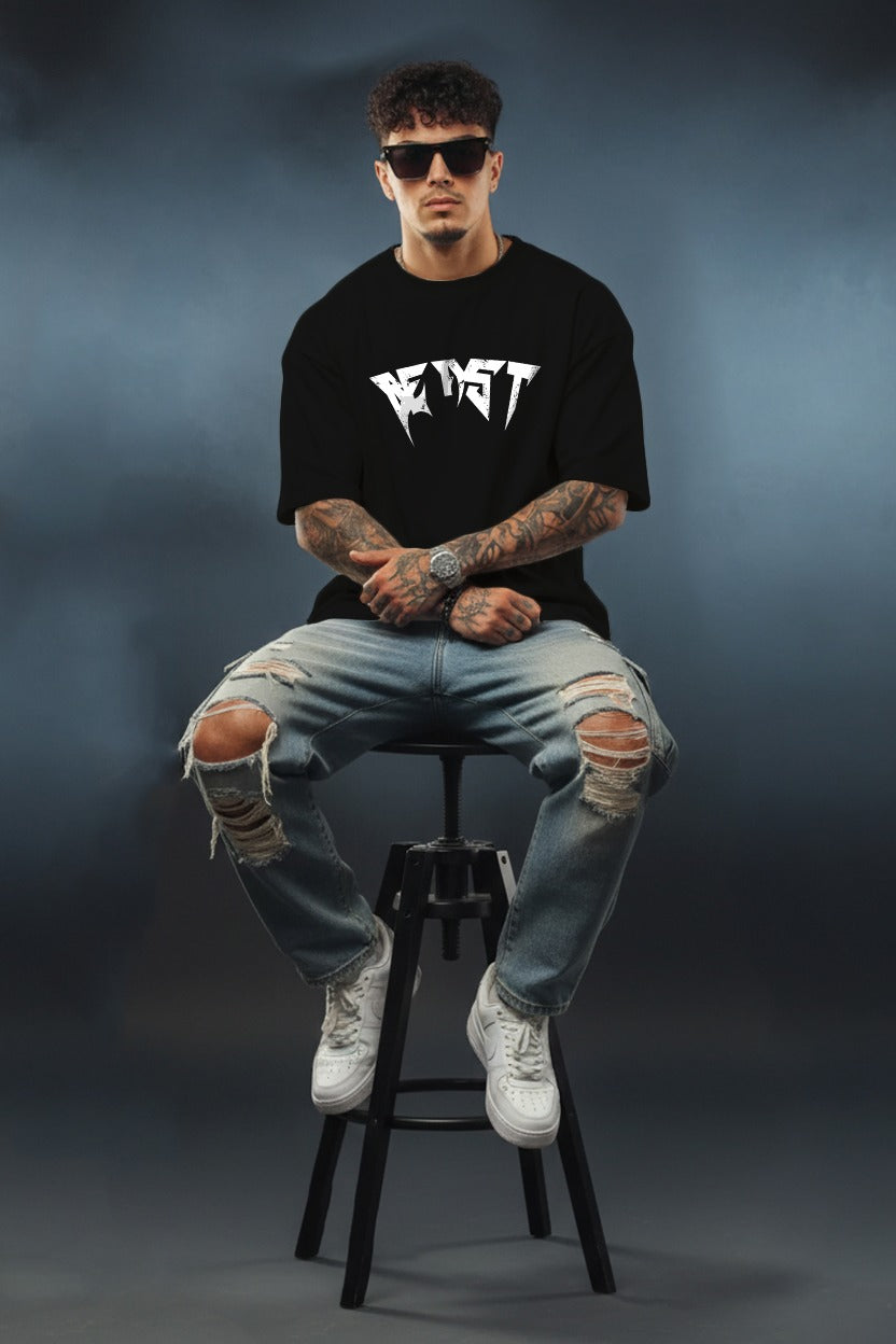 BEAST Oversized Tee – Signature Drop