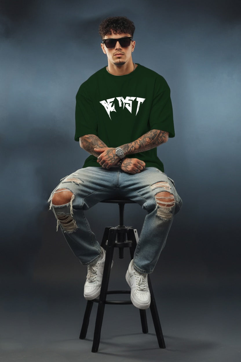 BEAST Oversized Tee – Signature Drop