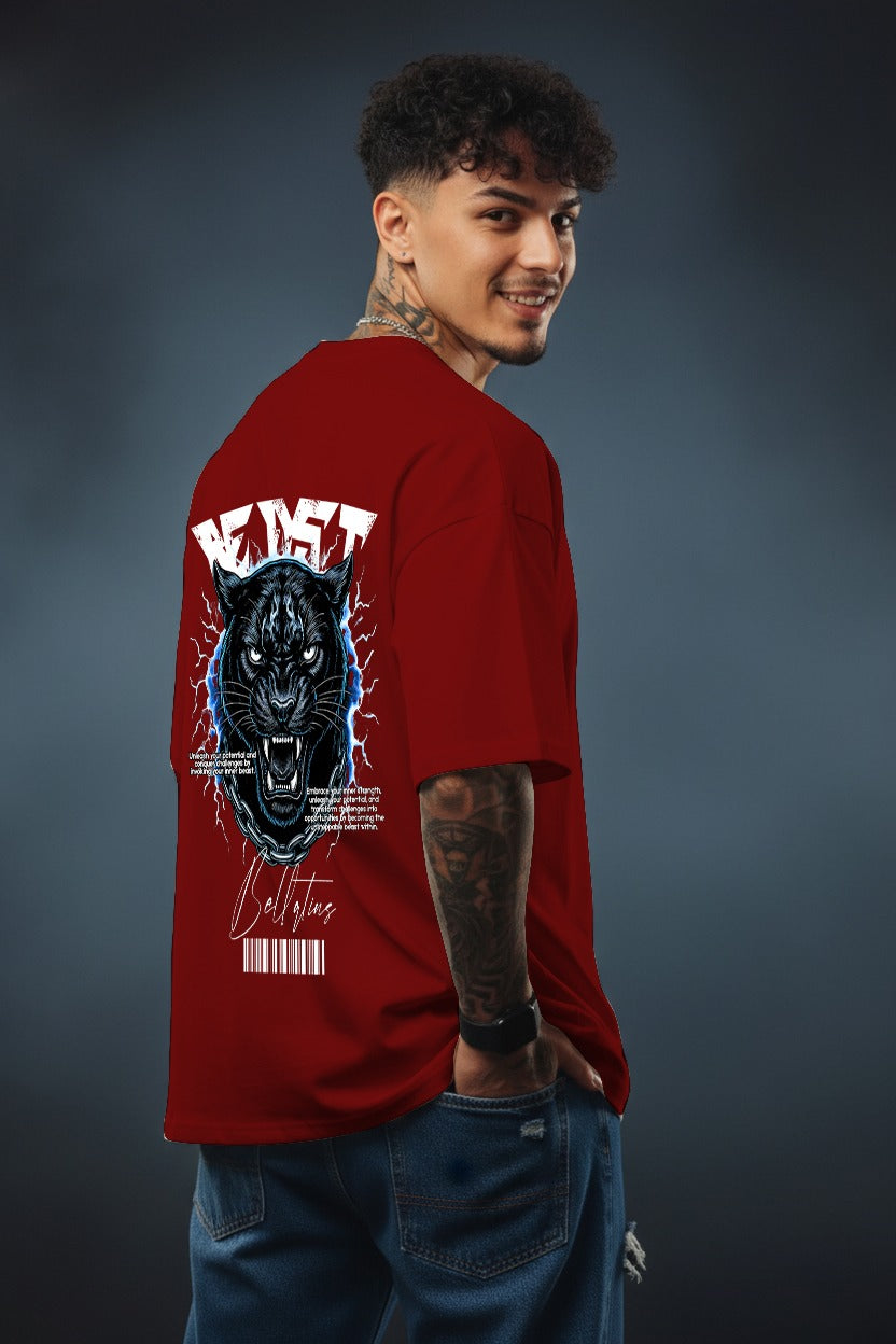 BEAST Oversized Tee – Signature Drop