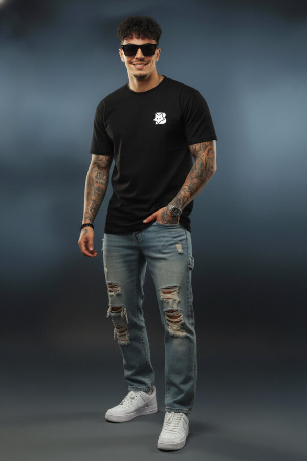 Black Premium Cotton Oversized T-Shirt