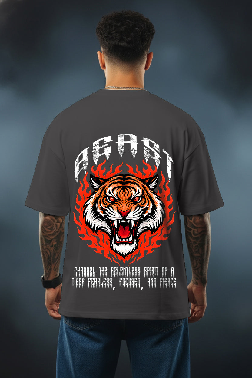 Ember Tiger Oversized T-Shirt