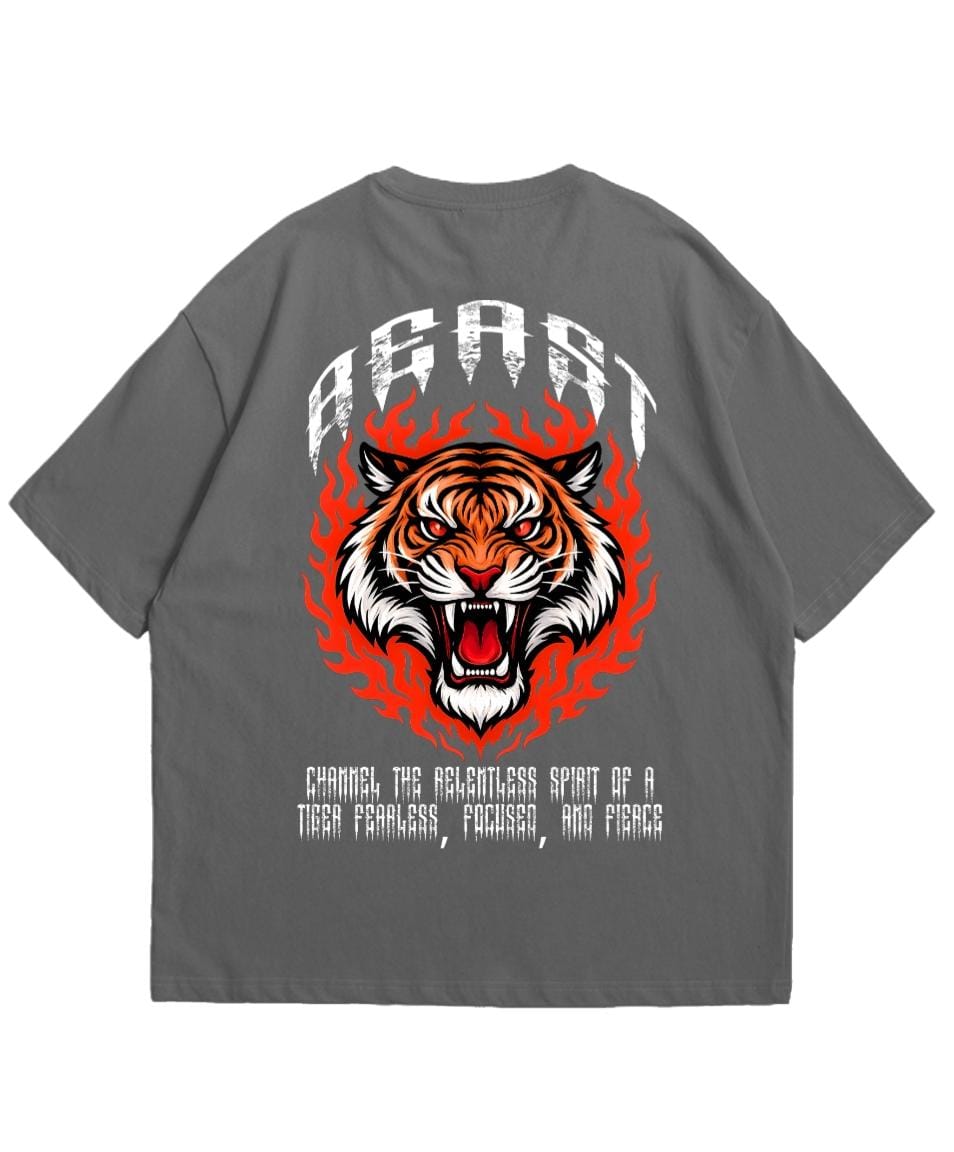 Ember Tiger Oversized T-Shirt
