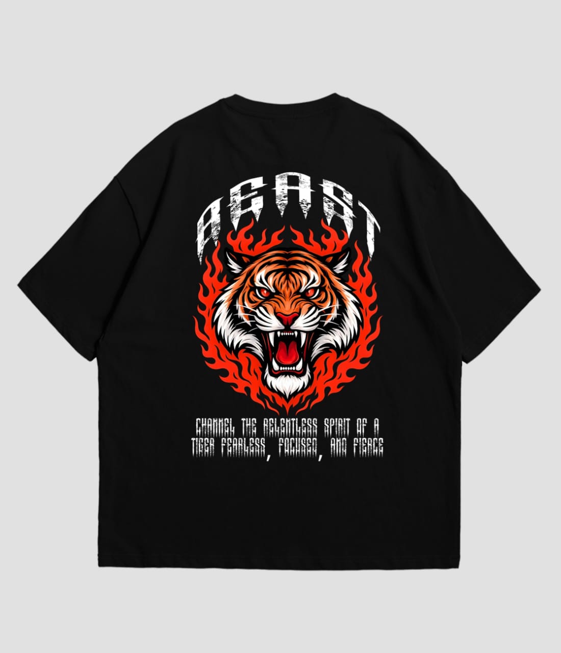 Ember Tiger Oversized T-Shirt