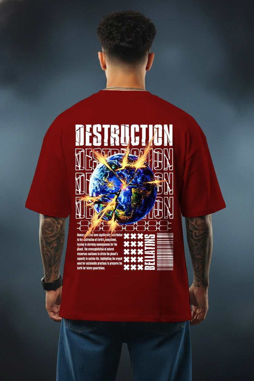 RAVAGER Destruction Oversized T-Shirt