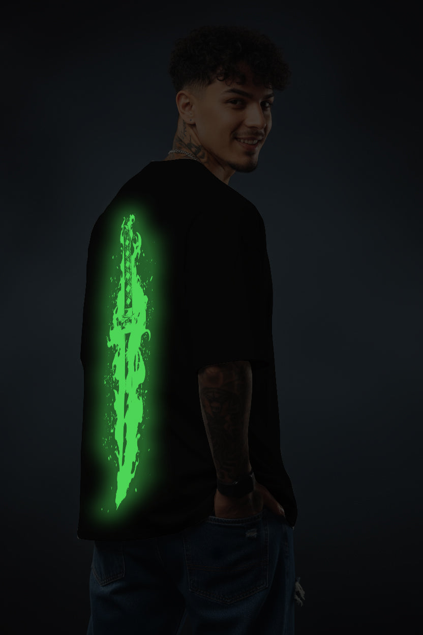 Set Your Heart Ablaze – Glow in Dark Tee