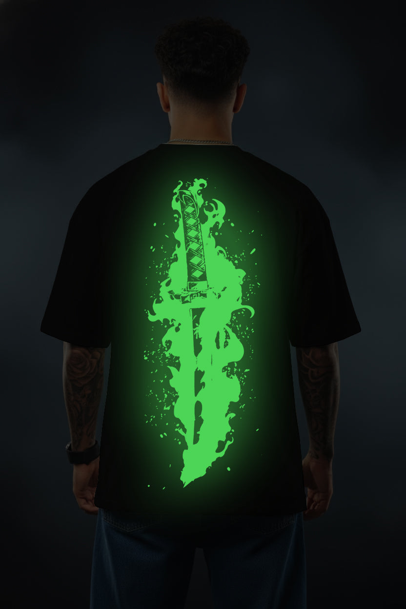 Set Your Heart Ablaze – Glow in Dark Tee